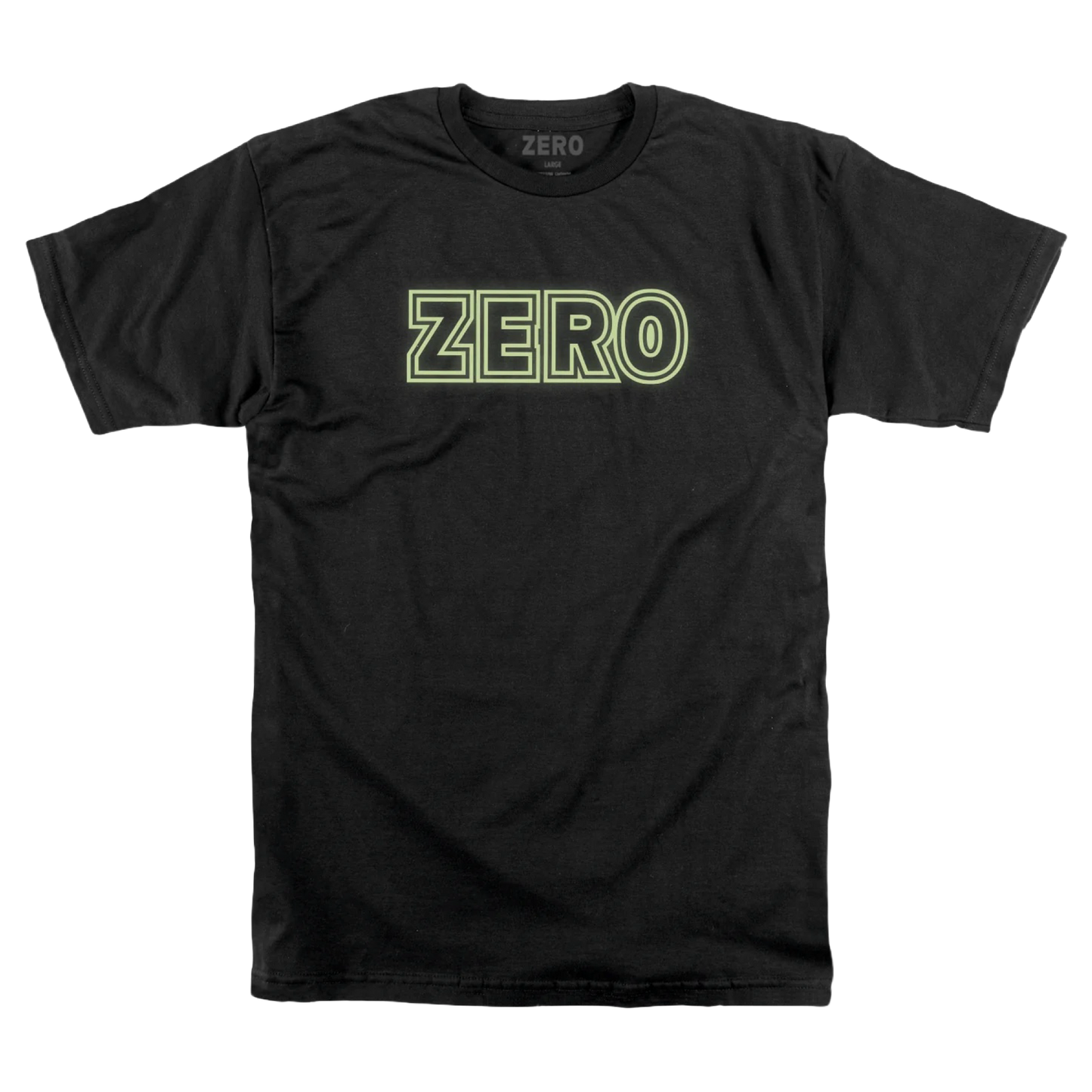 Zero Skateboards - GITD Bold Tee (Black)