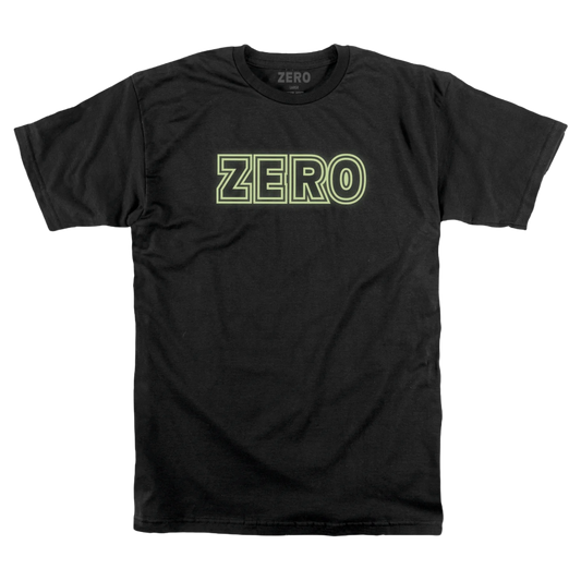 Zero Skateboards - GITD Bold Tee (Black)