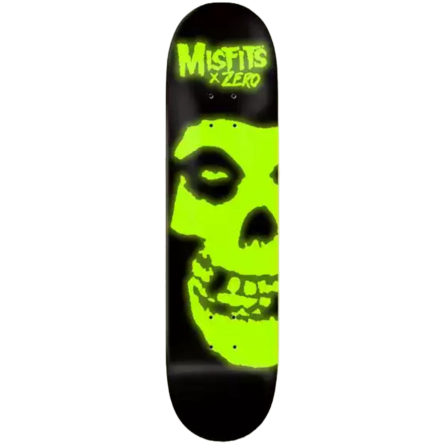 Zero Skateboards - Zero x Misfits ‘Fiend Skull' GITD 8.25" Deck