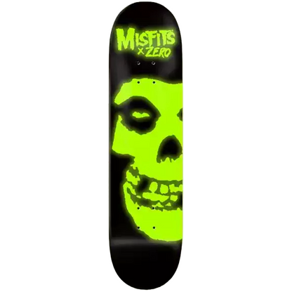 Zero Skateboards - Zero x Misfits ‘Fiend Skull' GITD 8.25" Deck