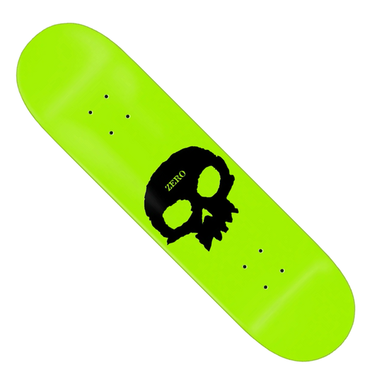 Zero Skateboards - ‘Single Skull' GITD 8.25" Deck