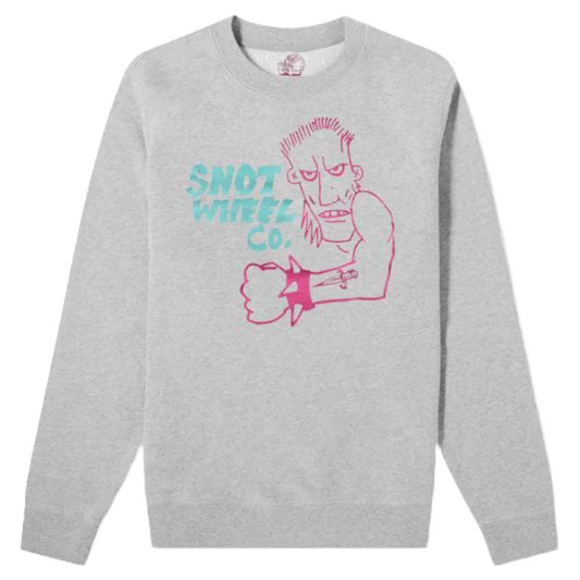 Snot Wheels - Dead Dave Bad Boi Cru Sweatshirt (Grey)