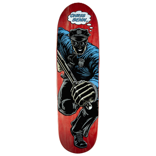 Powell Peralta Skateboards - Chris Senn ‘Cop’ Reissue 9.13" Deck