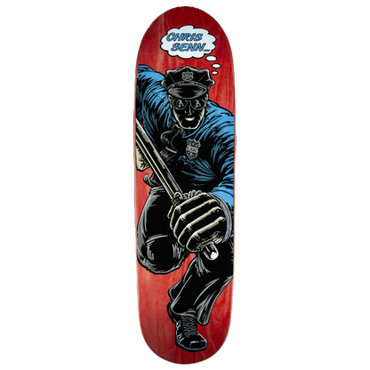 Powell Peralta Skateboards - Chris Senn ‘Cop’ Reissue 9.13" Deck