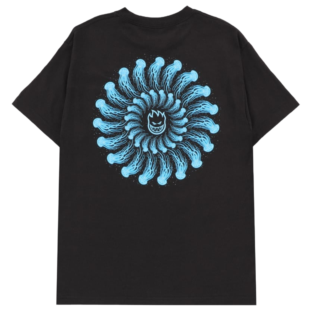 Spitfire Wheels - Atlantic Drift Jelly Classic T-Shirt (Black)