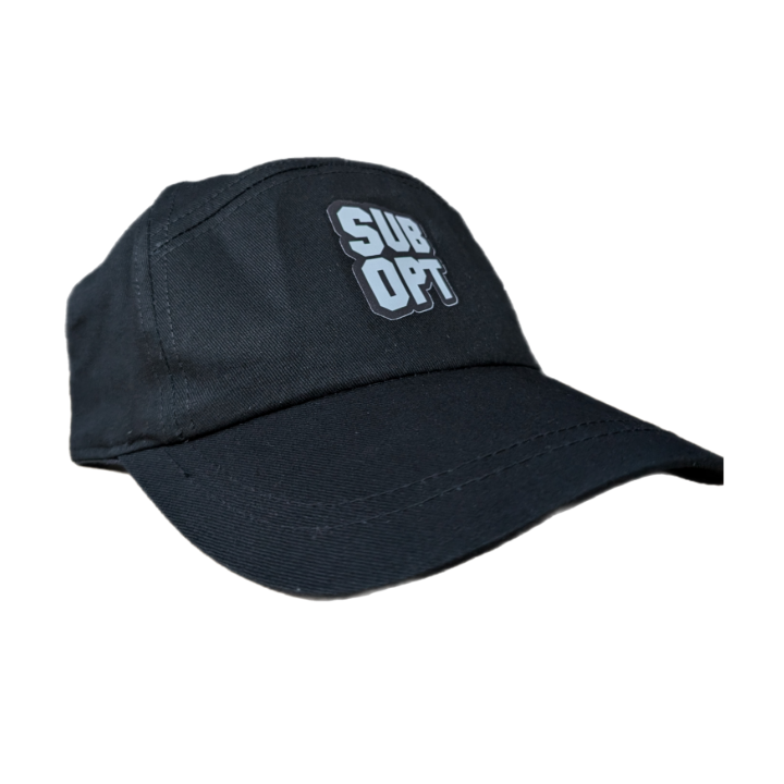 Suboptimal - Stack Logo Cap (Black)