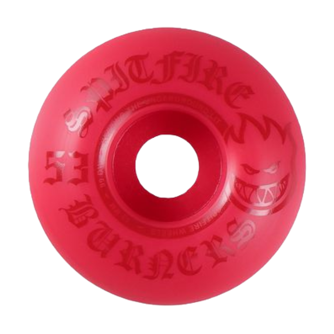 Spitfire Wheels - Burners 99a 53mm Wheels (Red)