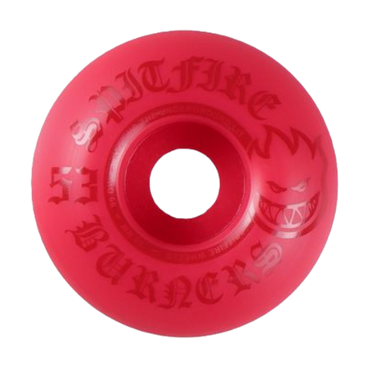 Spitfire Wheels - Burners 99a 53mm Wheels (Red)