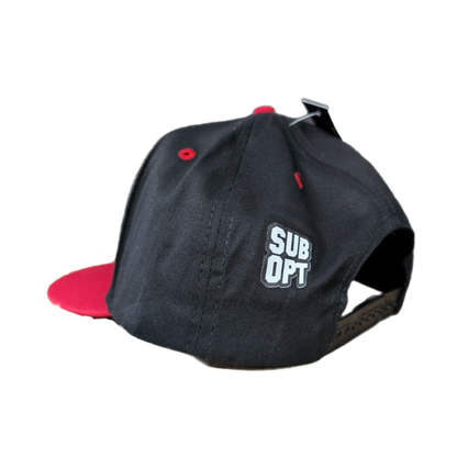 Suboptimal - Own Goal Header Cap (Black/Red)