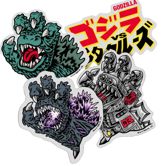 Santa Cruz - Santa Cruz x Godzilla Sticker Pack