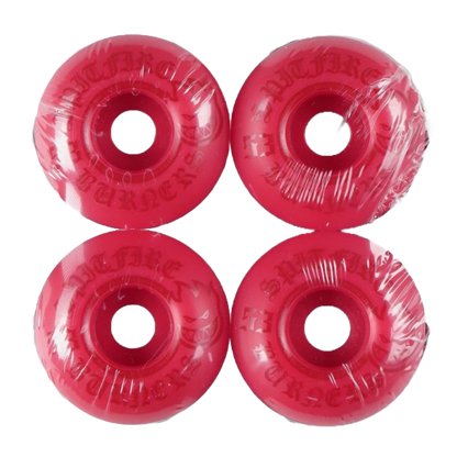 Spitfire Wheels - Burners 99a 53mm Wheels (Red)