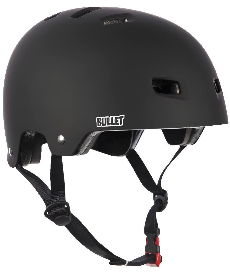 Bullet Safety Gear - Bullet Deluxe Youth Helmet (Matte black)