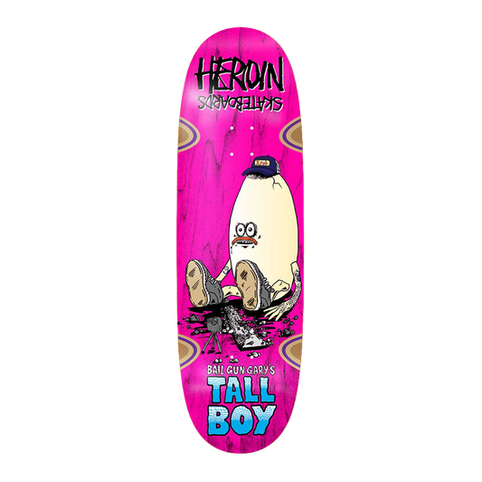 Heroin Skateboards - Bail Gun Gary's Tall Boy Deck 10.25"