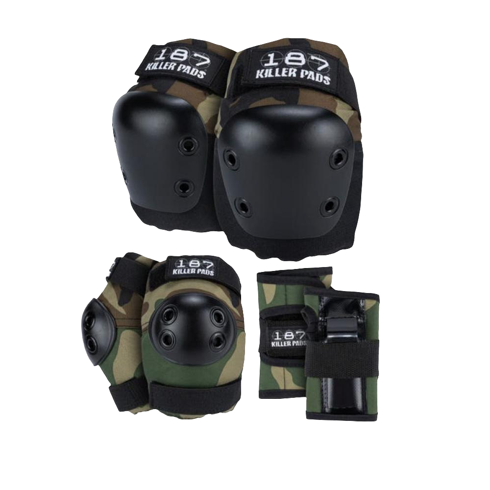 187 Killer Pads - Junior 6 Pack Set (Camo)