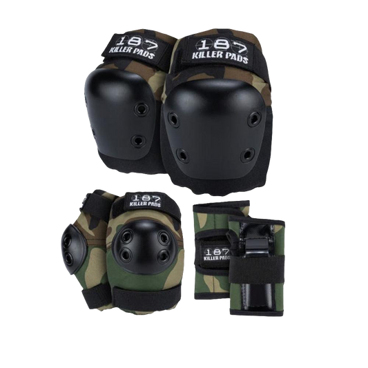 187 Killer Pads - Junior 6 Pack Set (Camo)