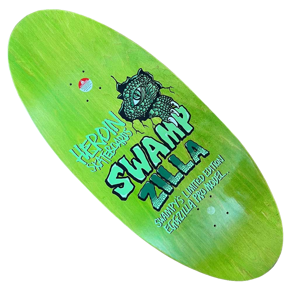 Heroin Skateboards -  Swampzilla Egg 13" Deck