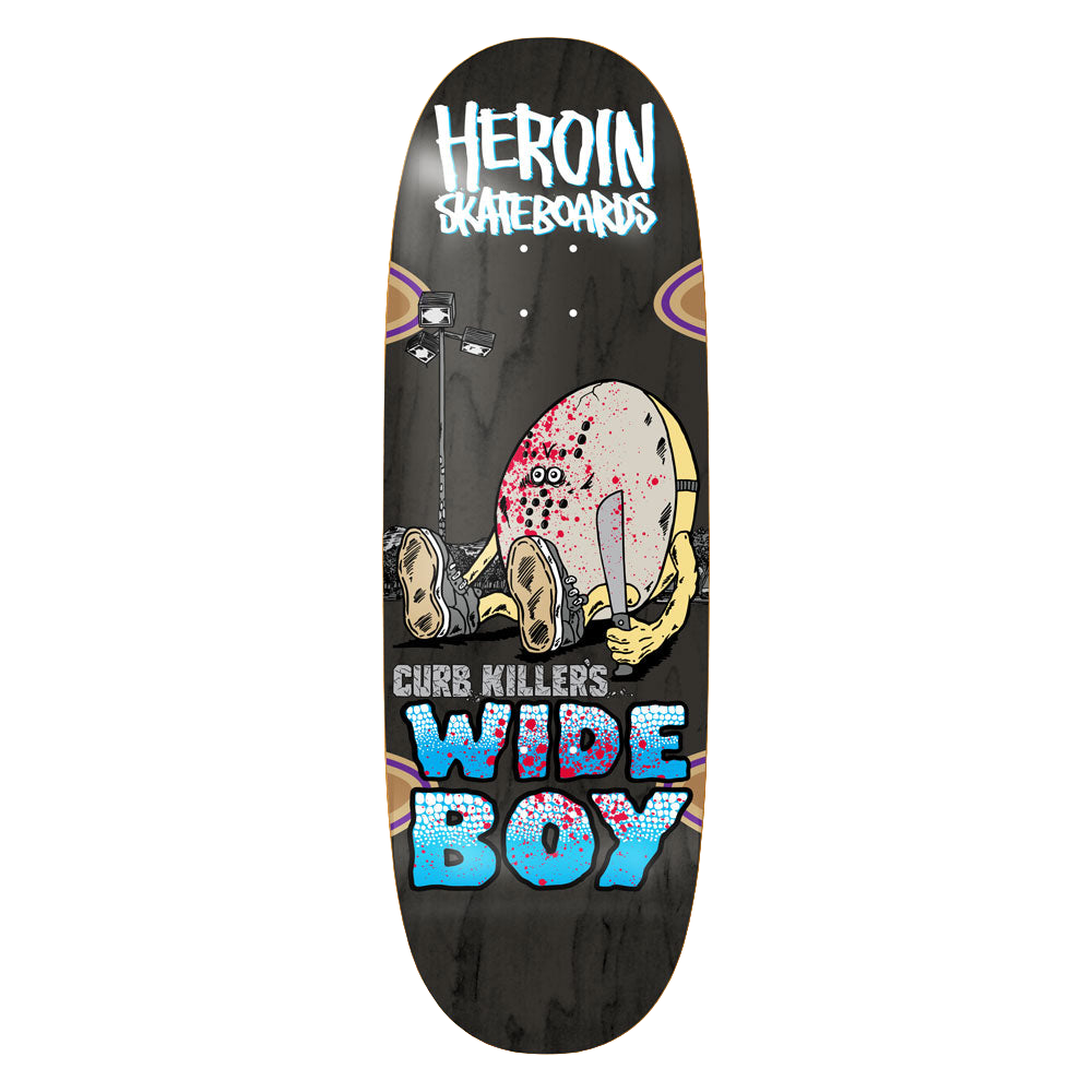 Heroin Skateboards - Curb Killer Wide Boy Deck 10.75"