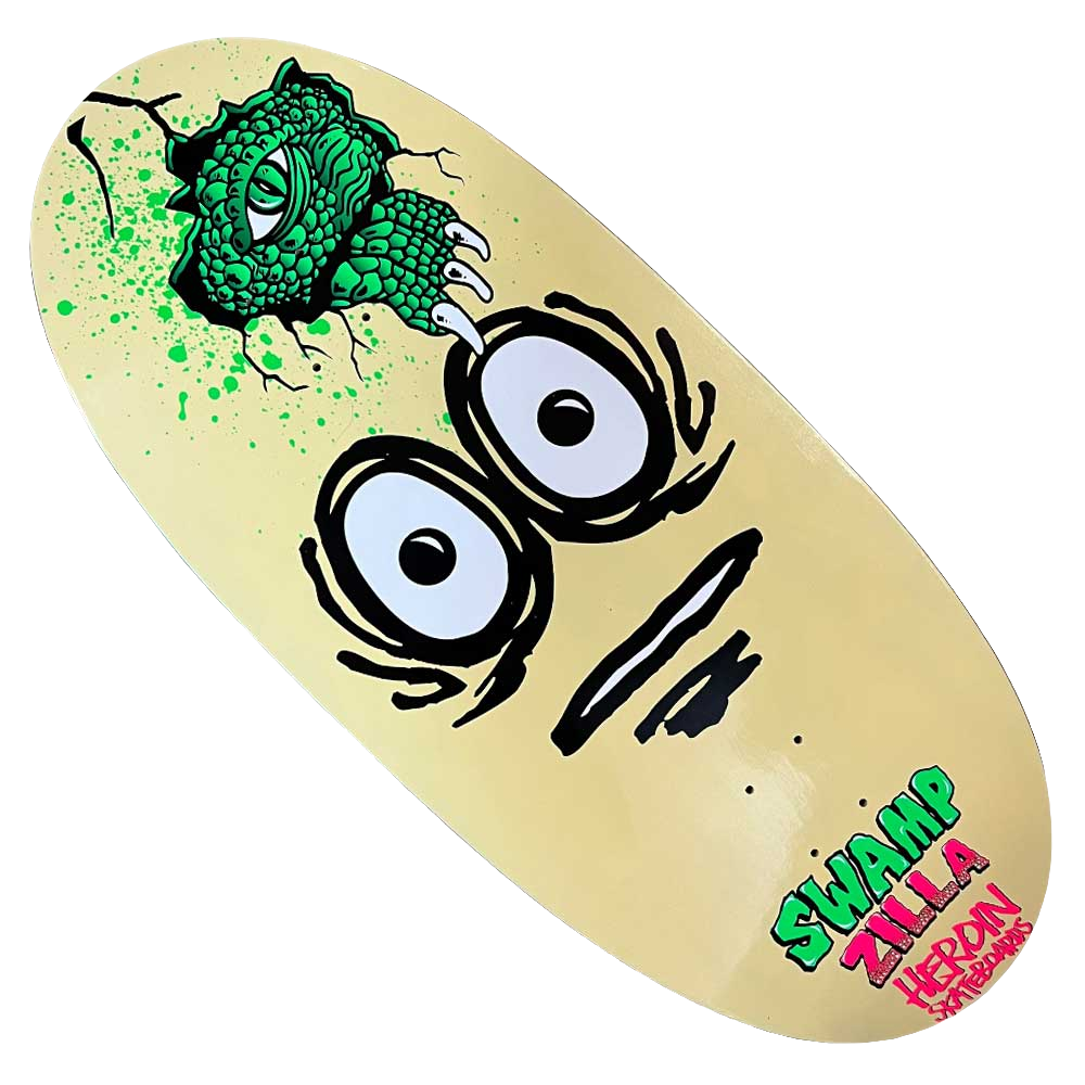 Heroin Skateboards -  Swampzilla Egg 13" Deck