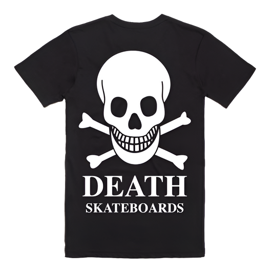 Death Skateboards - OG Skull Backprint Tee (Black/White)