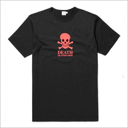 Death Skateboards - OG Skull Tee (Black/Hot Pink)