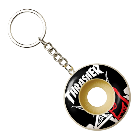 Spitfire Wheels - SF x Thrasher Wheel Keyring