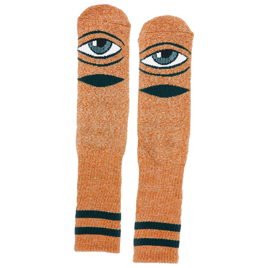 Toy Machine Skateboards - Sect Eye Socks (Heather Orange)
