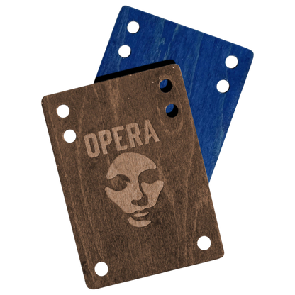 Opera Skateboards - Ply Wood Riser Pads 5ply 1/4"