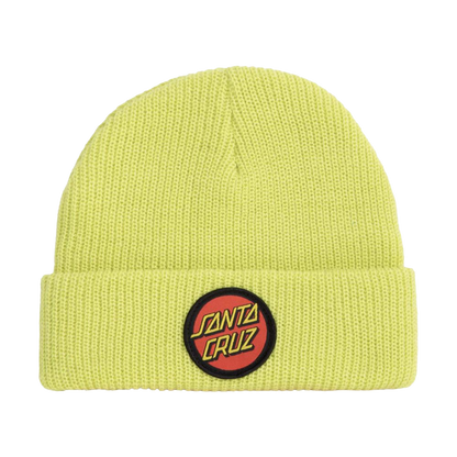 Santa Cruz - Classic Dot Youth Beanie (Green Glow)