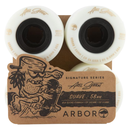 Arbor Skateboards - Axel Serrat Suave Wheels 58mm (80A)
