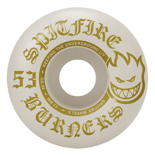 Spitfire Wheels - Bighead Burners 99a 53mm Wheels (White)