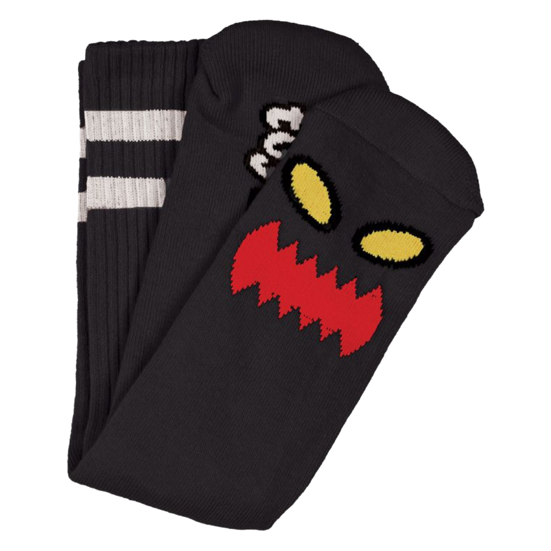 Toy Machine Skateboards - Monster Face Socks (Black)