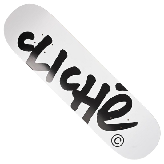 Cliché Skateboards - Handwritten 8.25" Deck