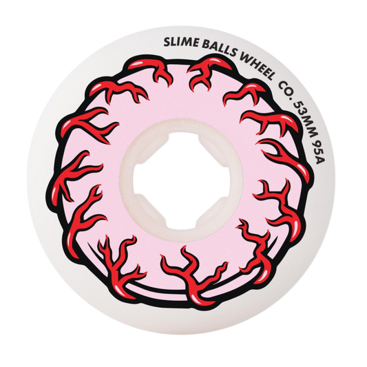 Slime Balls Wheels - Pink Eyes Mini Vomit 53mm Wheels (95a)