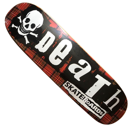 Death Skateboards - Tartan Punk 8.9" Hybrid Shape Deck