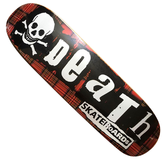 Death Skateboards - Tartan Punk 8.9" Hybrid Shape Deck
