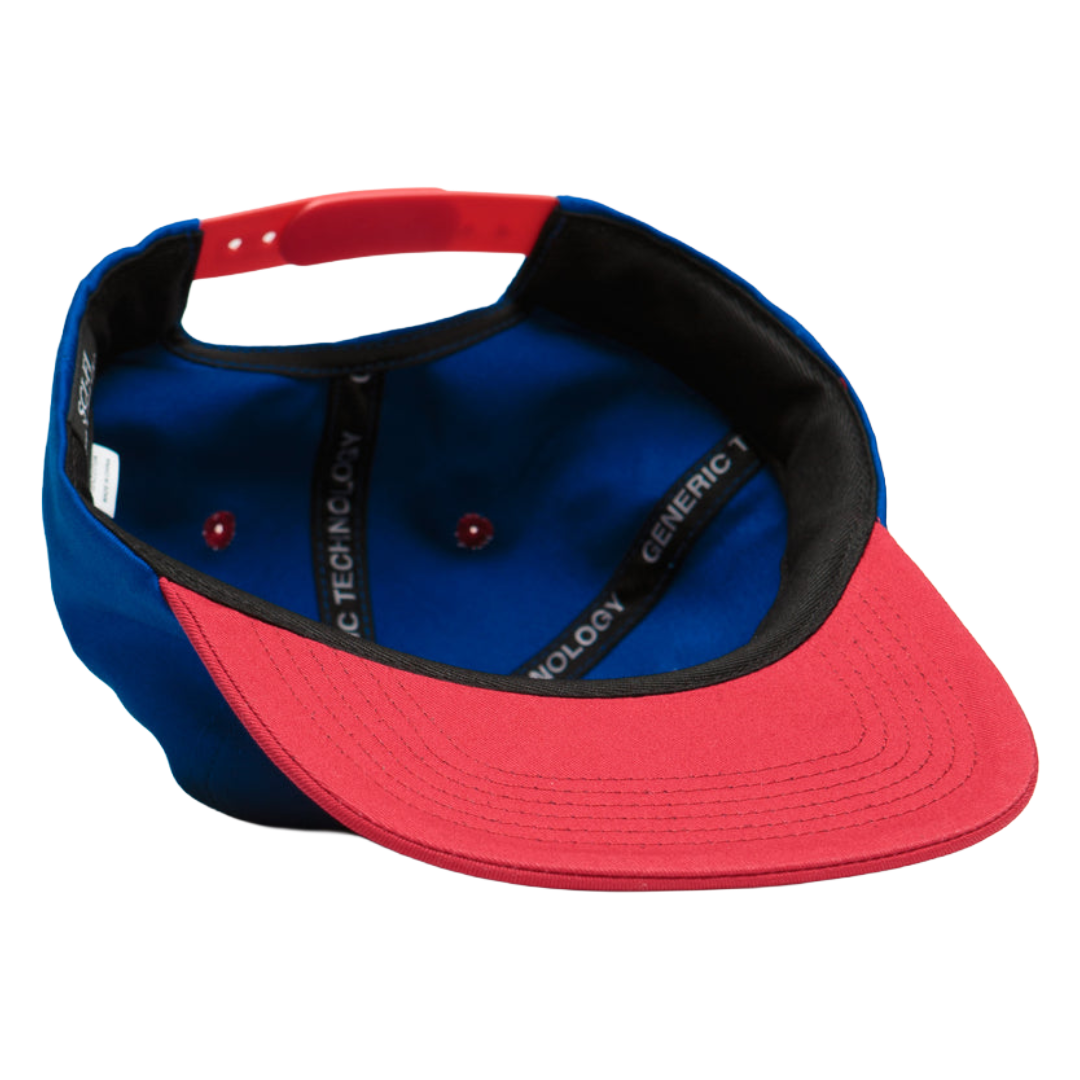Sci-Fi Fantasy - Flat Logo Hat (Royal/Red)