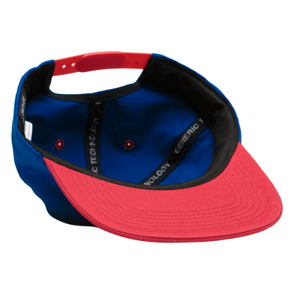 Sci-Fi Fantasy - Flat Logo Hat (Royal/Red)