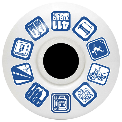 411 Video Magazine - Filmer Wheels 58MM (80A)