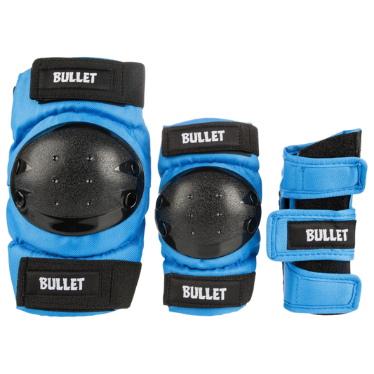 Bullet Safety Gear - Junior Triple Pad Set (Blue)