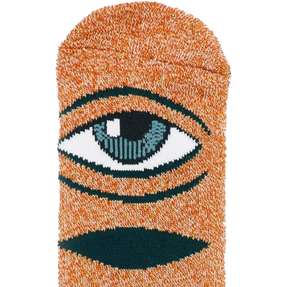 Toy Machine Skateboards - Sect Eye Socks (Heather Orange)