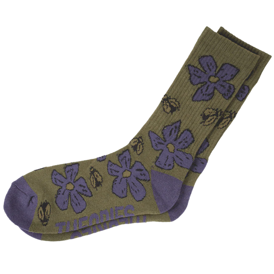 Theories of Atlantis - Pollinate Socks (Green/Purple)