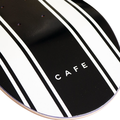 Skateboard Café - Stripe 8.125” Deck (Black/White)
