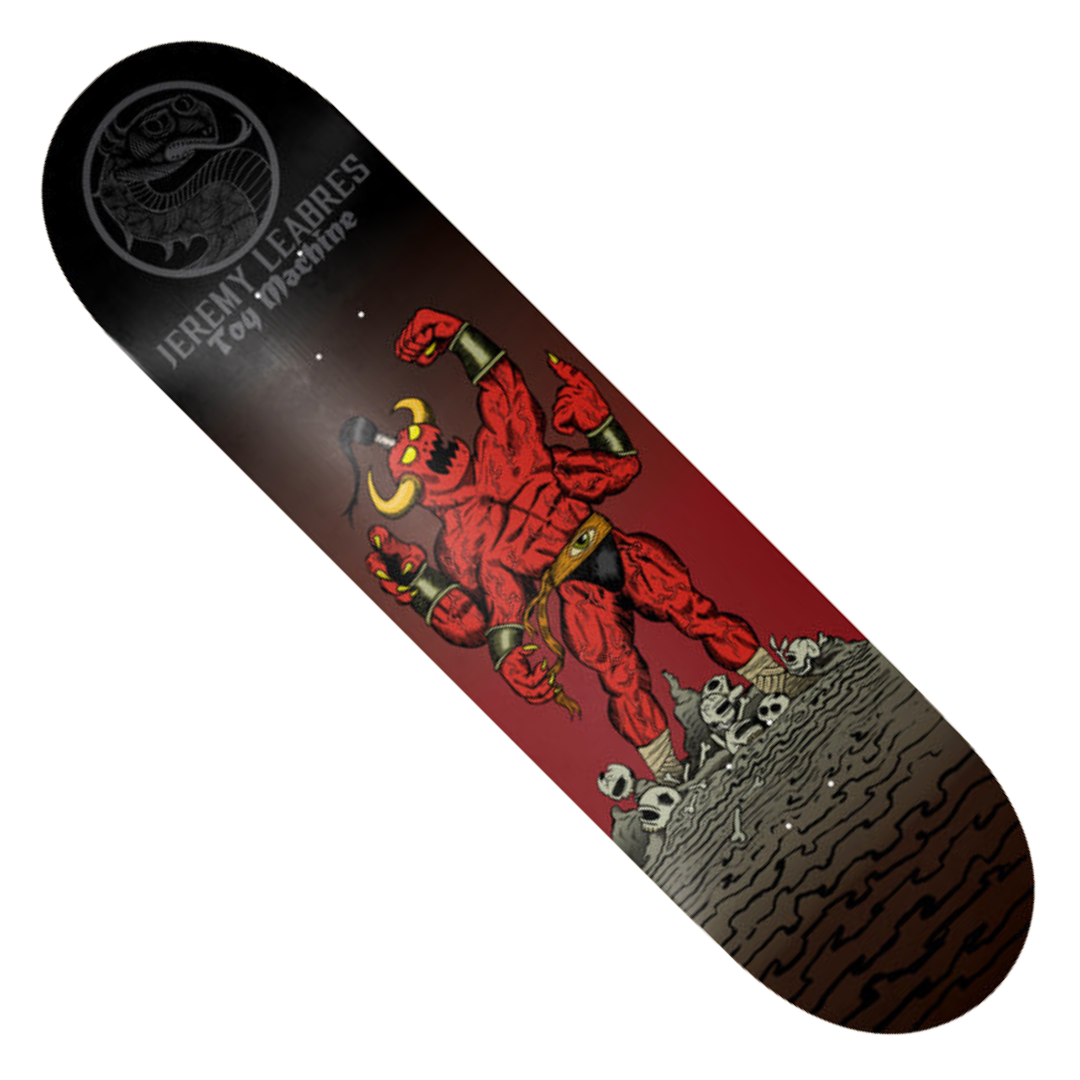 Toy Machine Skateboards - Jeremy Leabres 'Death Fight' 8.25" Deck