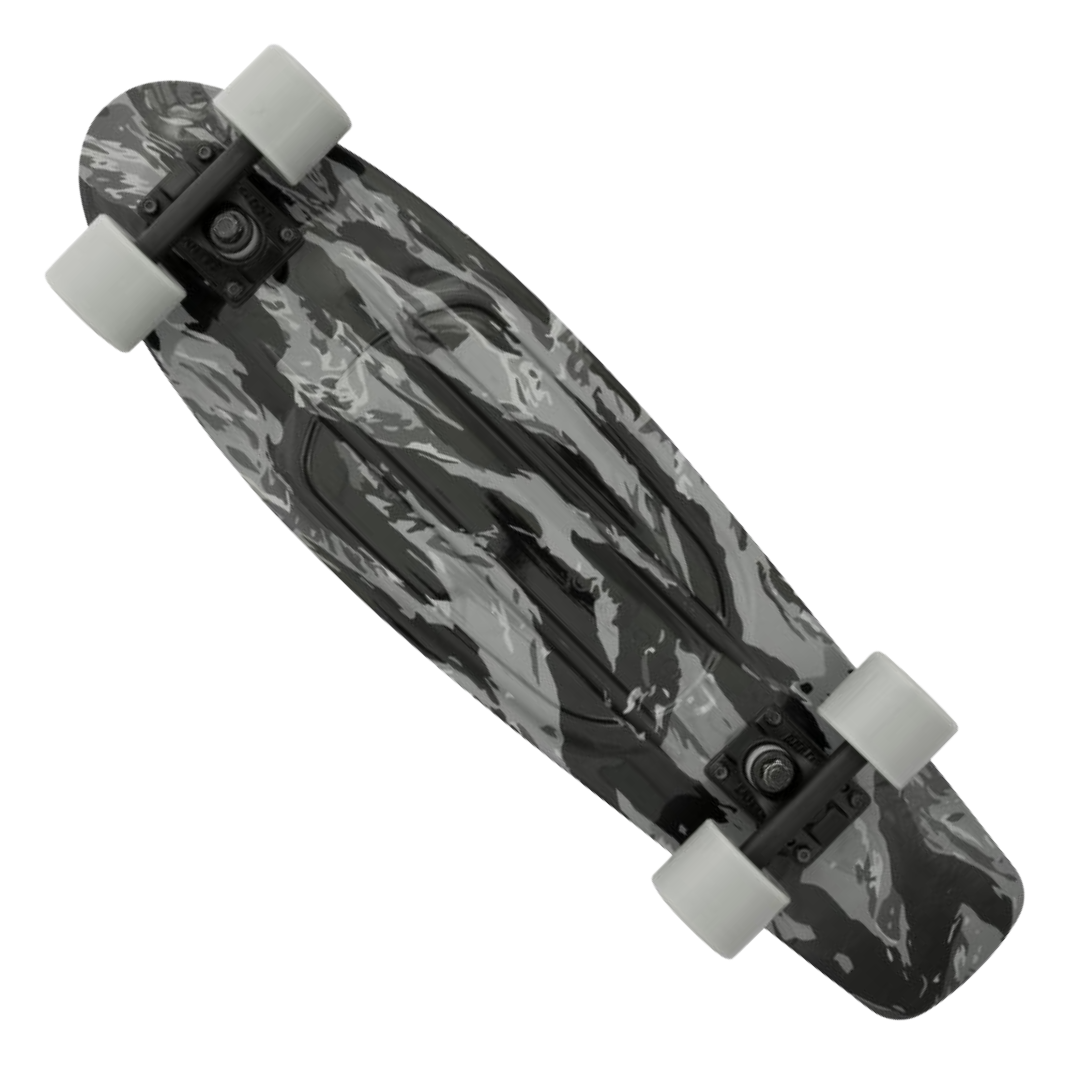 D Street - 27" Black Camo Cruiser Complete