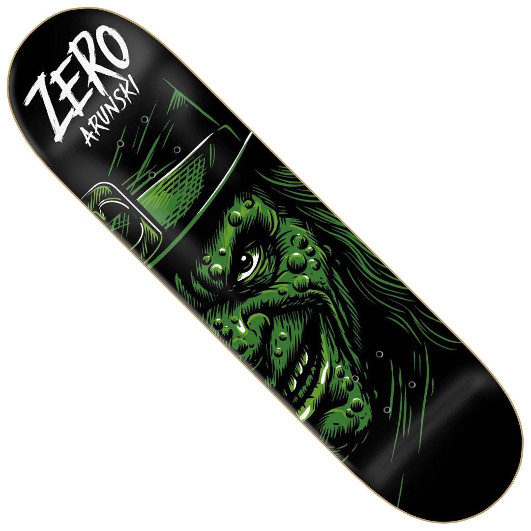 Zero Skateboards - Arunski 'Fright Night 2' 8.5" Deck
