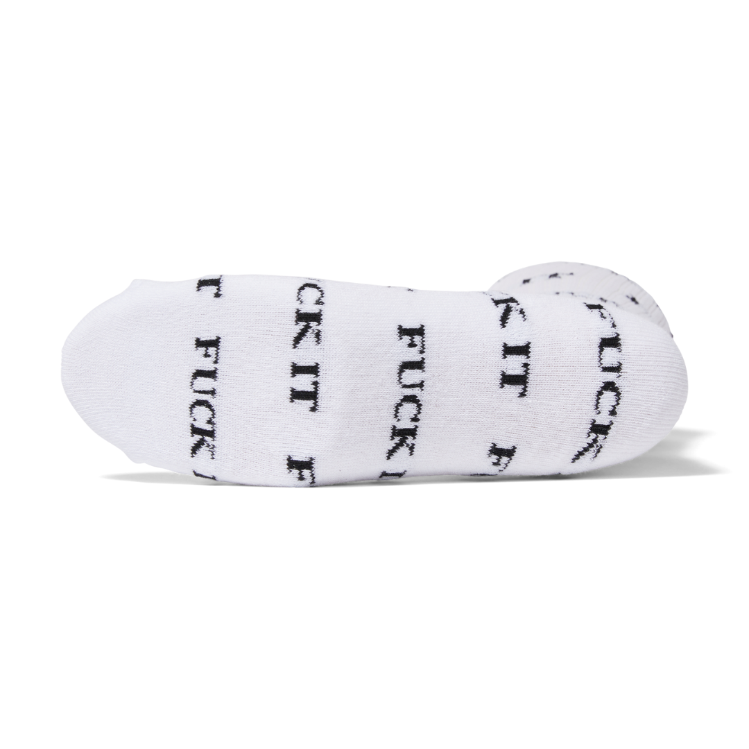 HUF - Fuck It Socks (White)