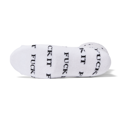 HUF - Fuck It Socks (White)