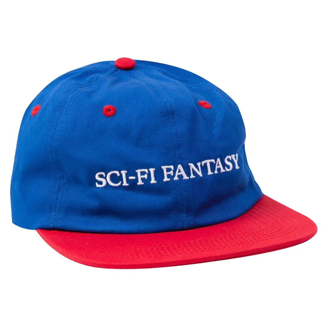Sci-Fi Fantasy - Flat Logo Hat (Royal/Red)