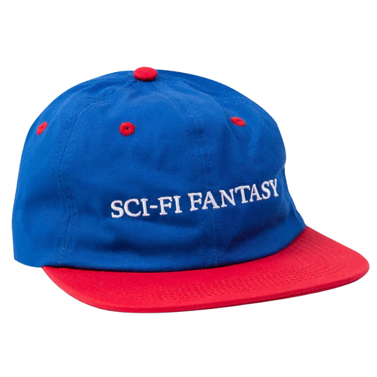 Sci-Fi Fantasy - Flat Logo Hat (Royal/Red)