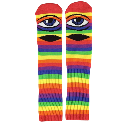 Toy Machine Skateboards - Sect Eye Socks (Rainbow)